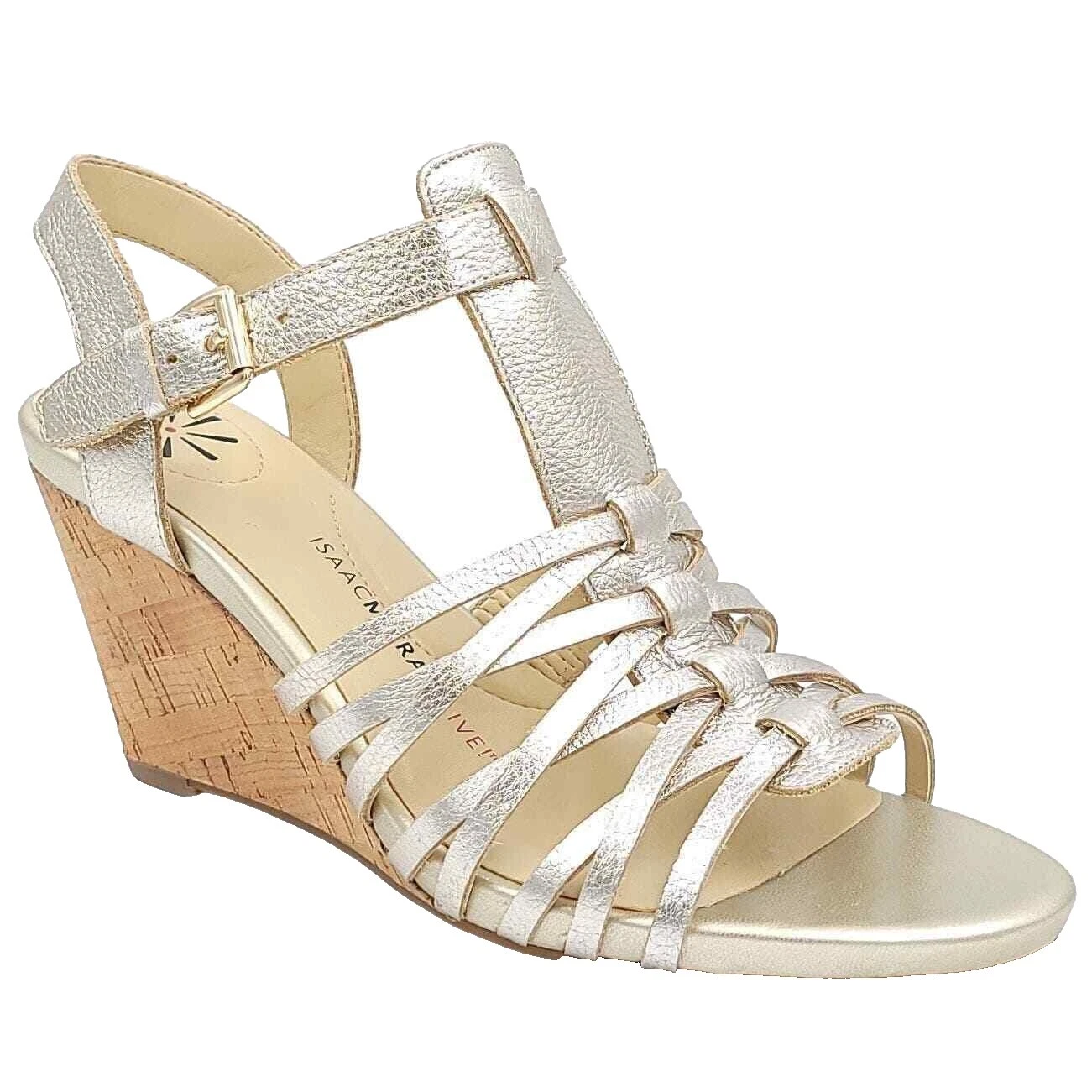 Sólido Mujer Isaac Mizrahi Parte superior de cuero