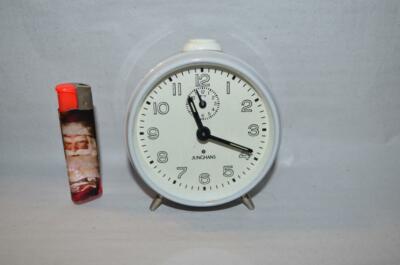 Alter Retro Junghans Wecker  Metallgehäuse 3w20