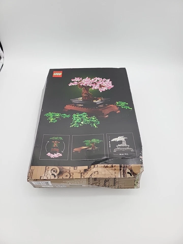 LEGO 10281 Iconos Colección Botánica Bonsai Árbol Japón Jardín Zen DS NUEVO EN CAJA ABOLLADURAS Foto 2 de 4