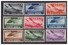 ITALY 1945/55 Democratic Airmail Wheel New Series - 9 Values ** MNH