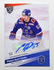 2021 Sereal KHL Autograph Collection #AUT-031 Miro Aaltonen 07/12