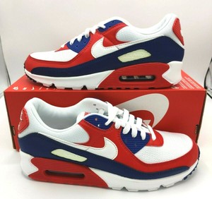 nike air max 90 vermelho e branco