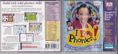 Vintage Scholastic I Love Phonics! (PC CD-ROM, 2001, or Windows and Mac)