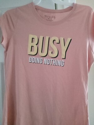 Busy Doing Nothing funs Joke Novelty Gift Short-Sleeve Unisex T-Shirt