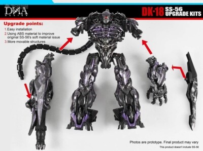 Transformable Toys DNA DK-18 Apply To SS-56 Shockwave Shockblast