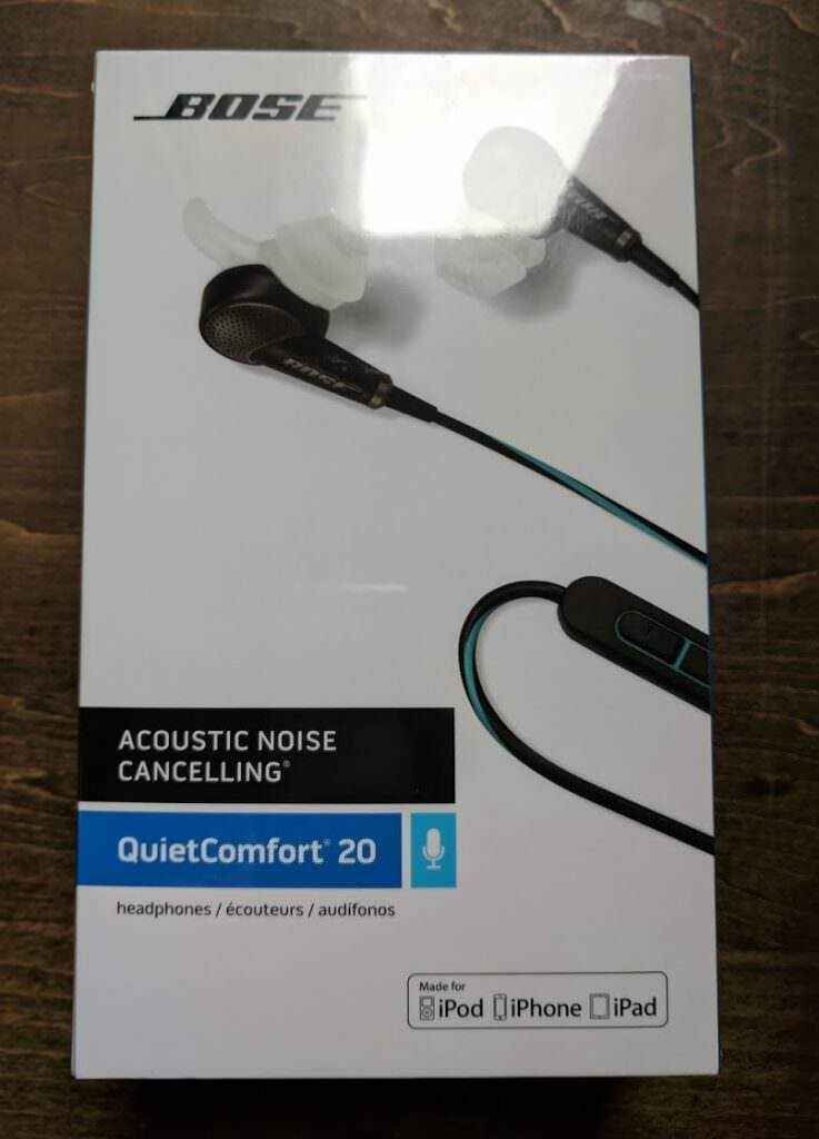 Bose QuietComfort 20 QC20 Noise Cancelling Headphones for Apple iOS