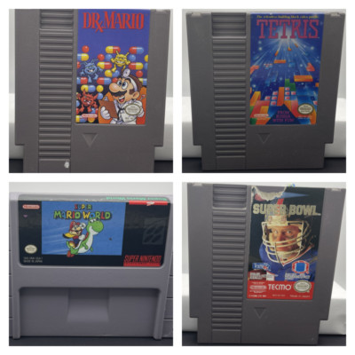 Nintendo Retro NES and SNES Games!! Authentic and Tested- Choose Your Game!!