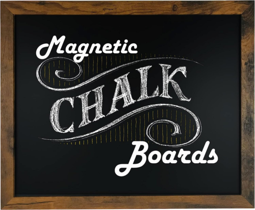 Magnetic Chalkboard - for Kitchen and Wall Decor - Easy-To-Erase Chalkboard - Fr - Afbeelding 1 van 10