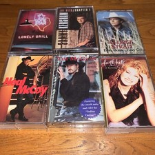 Country Vintage Cassette Lot Of 6 Tim McGraw, George Strait, Faith Hill,