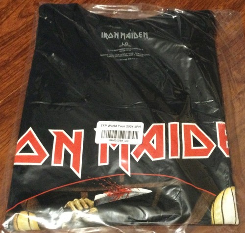 OFFICIAL IRON MAIDEN FUTURE PAST TOUR 2024 JAPAN TOKYO OSAKA EVENT SHIRT L - Bild 3 von 4