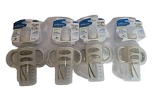 SET OF 4 Dr. Brown's 8oz Sippy Bottle w/Silicone Handles & Soft Spout - 6m+ Gray