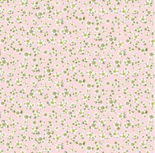 Timeless Treasures Berry Sweet Pink Strawberry Blossom Cotton Fabric by the Yard