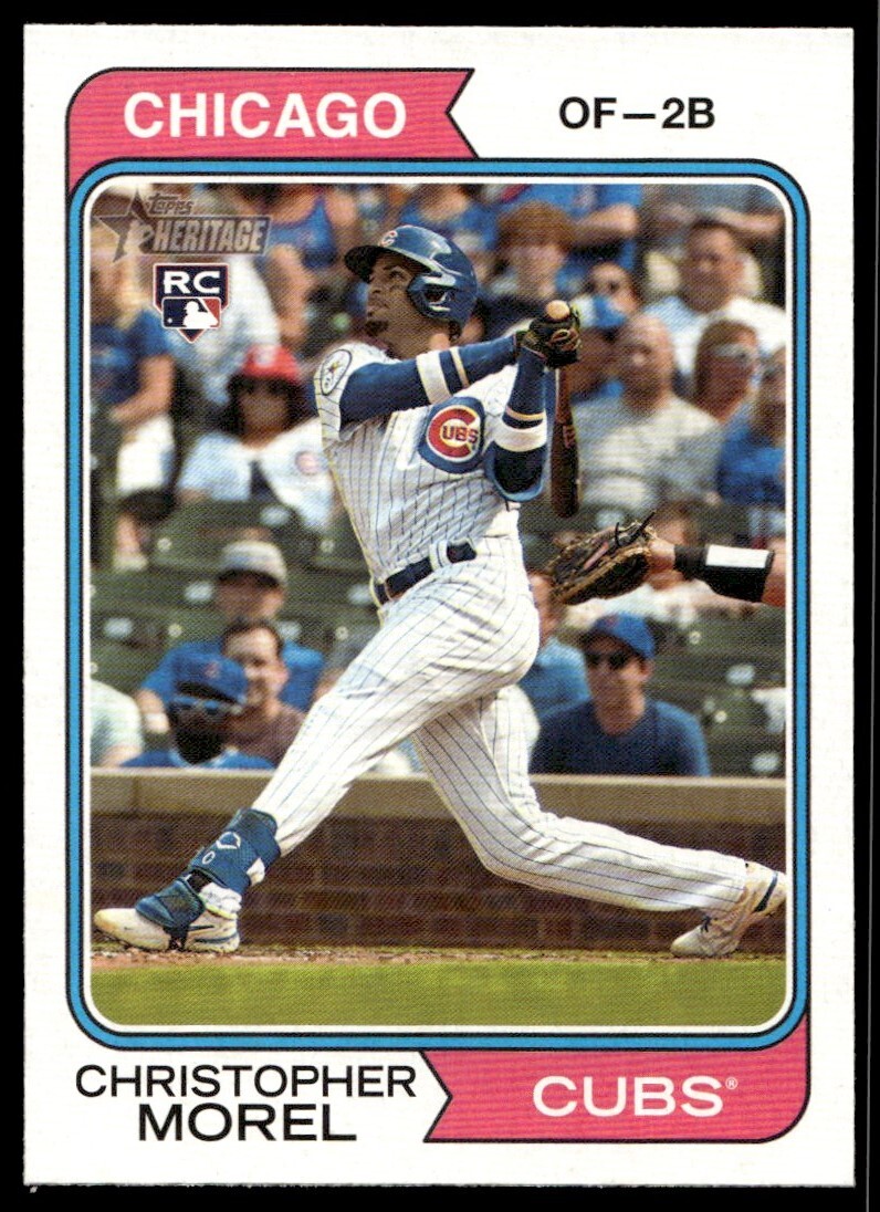 2023 Topps Heritage Christopher Morel Rookie G76 Chicago Cubs #110