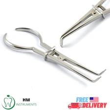 Endodontic Rubber Dam Stokes Clamp Forceps Dental Orthodontic Instruments Lab