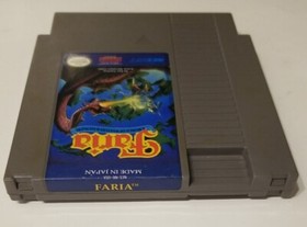Faria: A World of Mystery and Danger Nintendo NES  Authentic Cartridge + case 