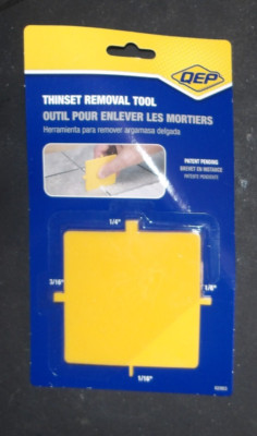 Dep Thinset Removal Tool