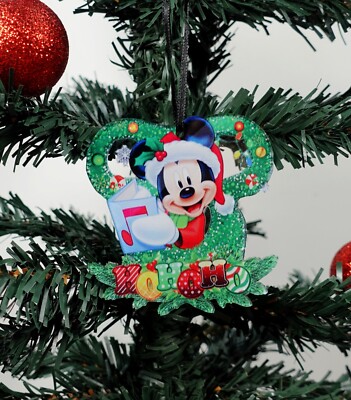 Disney Mickey Mouse Christmas Ornament Holiday Tree Decor Santa
