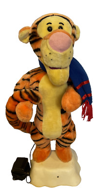 Tigger Animated Christmas Figure 1997 Telco Motionettes Disney TESTED WORKING 23