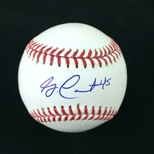 Garrett Crochet Chicago White Sox Pitcher Rookie Signed White Baseball Beckett