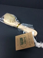 Earthline NE Naturals Facial Brush Wooden Handle Natural Bristles,Deep Cleaning