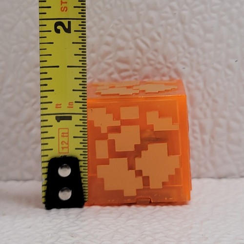Minecraft 1" Light-Up Lava Magma Orange Block Toy - Picture 9 of 9