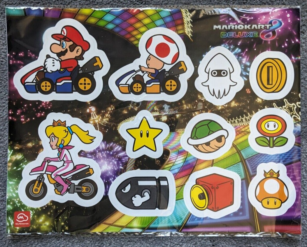 Set De Stickers Mario Kart 8 Pour Borne D'arcade - Universel - Neuf