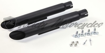 Harley-Davidson Dyna Glide Bob Slice Cut Exhaust System 2.5'' Straight Pipes HD
