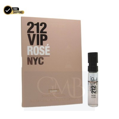 212 VIP Rose Elixir by Carolina Herrera Eau de Parfum Spray Vial 0.05 oz 1.5 ml 