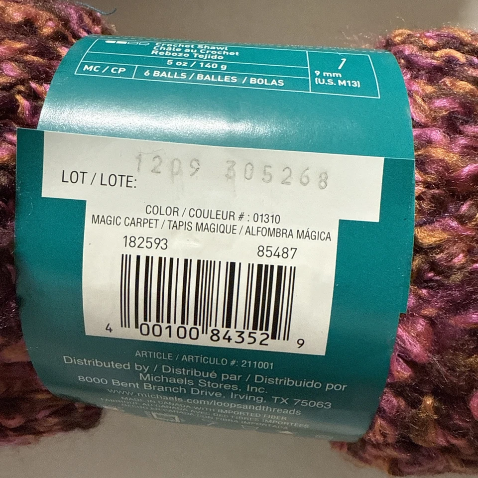 Lot of 2 Loop And Threads Country Loom Soft Brown 4 ply Yarn- NEW-magic carpet - Image 3 of 4