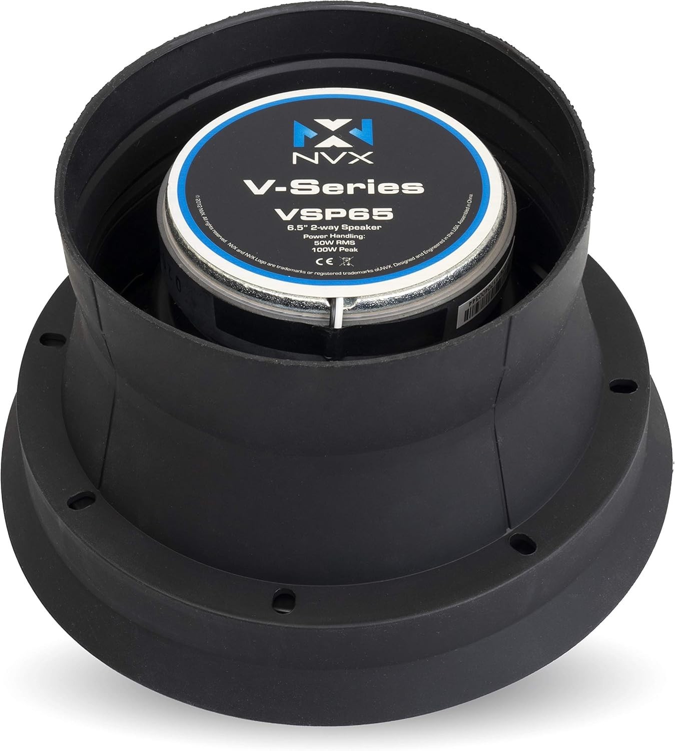 XBAF65 2 Piece 6.5" or 6.75" Weatherproof Silicone Rubber Speaker Baffle Kit