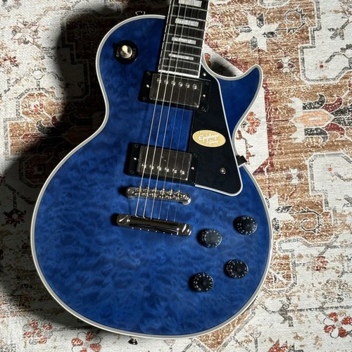 Epiphone Les Paul Custom Quilt Viper Blue *Ms511