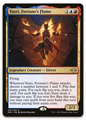 Yusri, Fortune's Flame #218 (LP) Modern Horizons 2 MH2 Magic MTG