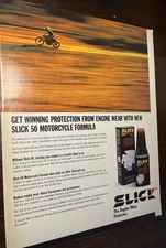 Vintage  Slick 50 PTFE Oil Treatment Advertisement Ad#5914