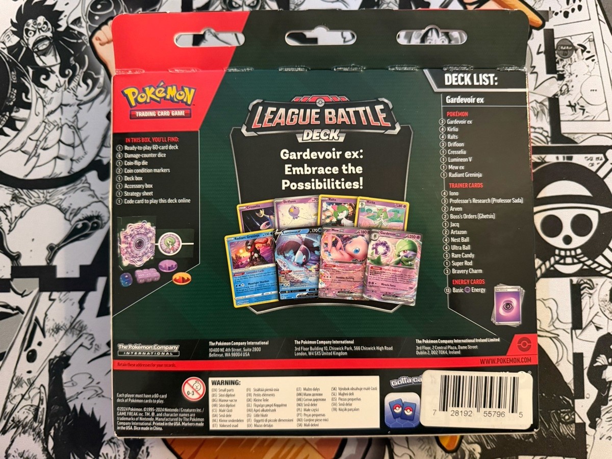 pokemon trading card game gardevoir ex league battle deck VIP BOX