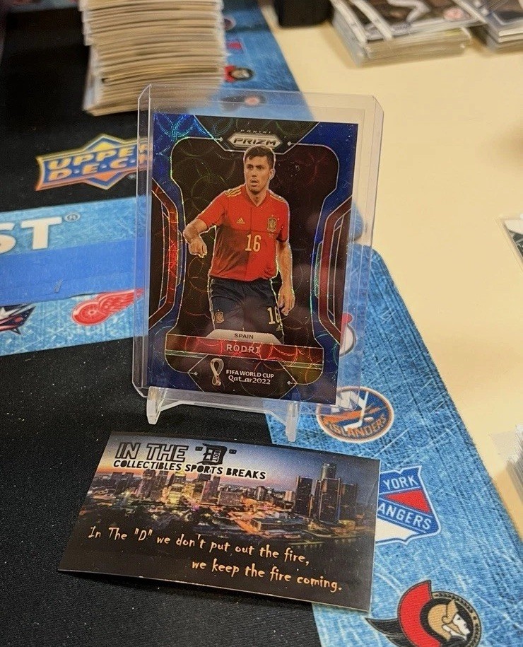 RODRI 2022 Prizm World Cup #227 Blue Choice Prizm 119/135 SPAIN
