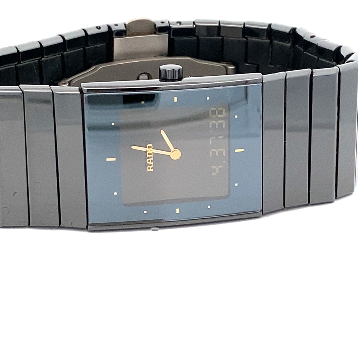Rado Diastar 193.0324.3 Quartz Men's Vintage Analog Digital Black