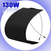 130W Solarmodul Flexible Solarpanel Monokristallin FüR Wohnmobil & Camping,Boot