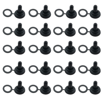 20PCS 12mm Toggle Switch Cover, Waterproof Rubber Cover, Duty Rocker Switch Cove