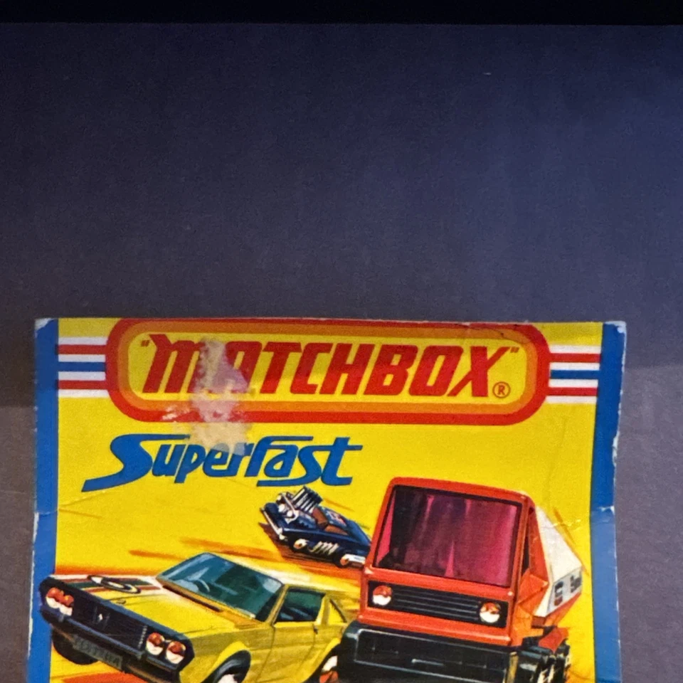 1976 Matchbox Lesney Flying Beetle No. IV Superfast Orange VW MOC - Cut Card - Image 2 of 4