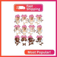 48 Set Valentine's Day DIY Cutouts Cupid Bulletin Board Classroom Decor