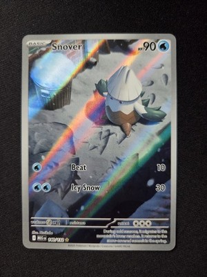 Snover 140/132  Pokémon TCG Mega Evolution Illustration Rare NM