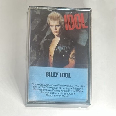 BILLY IDOL Self-Titled 1982 Cassette Tape Chrysalis FVT 41377 White Wedding