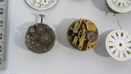 Lot de montres Gousset anciennes , pour pièces .(9). - Foto 6 di 12