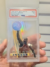 1996-97 Bowman's Best Shots Michael Jordan Refractor PSA 7 #BS6 