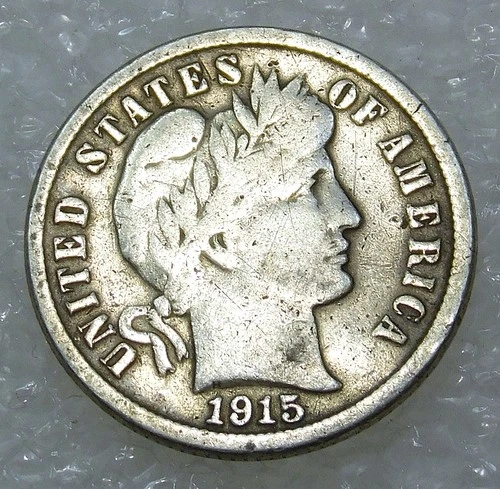 1915-S Barber Dime — photo from another recent sale
