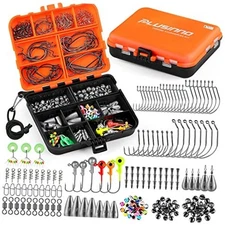  253/387pcs Fishing Gear Accessories Kit, 201pcs Fishing Accessories Kit