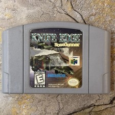 Knife Edge Nose Gunner Cartridge - Nintendo 64 N64 **TESTED**