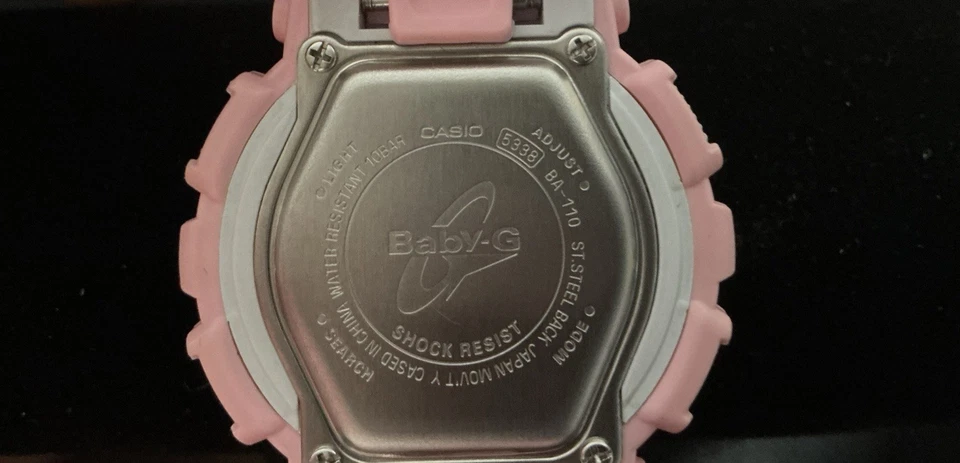 Reloj Casio Baby-G BA-110 Serie Color Rosa BA110-4A1 Foto 2 de 4