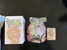 POP MART Labubu V3 Big Into Energy The Monsters Happiness Plush AUTHENTIC