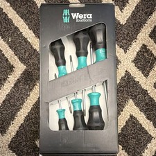 Wera Kraftform 6-piece Screwdriver Set Blackgreen Handles W Box Mpn 13676